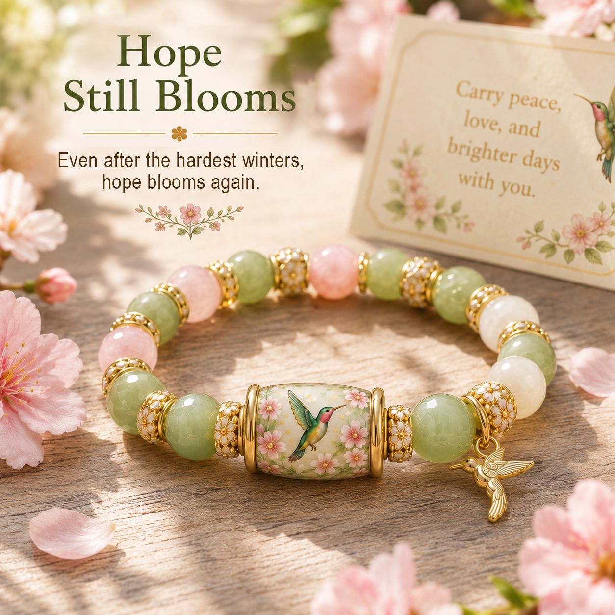 🌿 Love. Peace & Spring Blessings 💖 | 2026 Limited Edition Bracelet - Only 8 Left