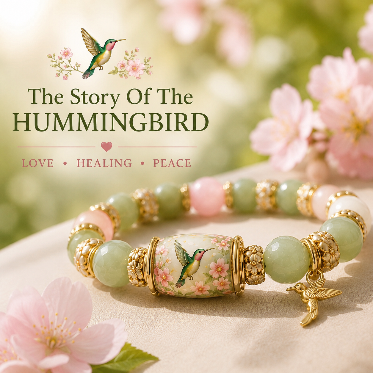 🌿 Love. Peace & Spring Blessings 💖 | 2026 Limited Edition Bracelet - Only 8 Left