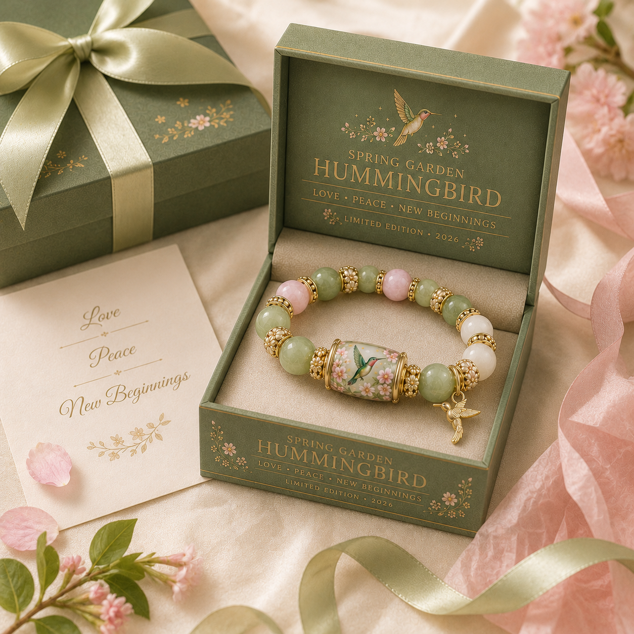 🌿 Love. Peace & Spring Blessings 💖 | 2026 Limited Edition Bracelet - Only 8 Left