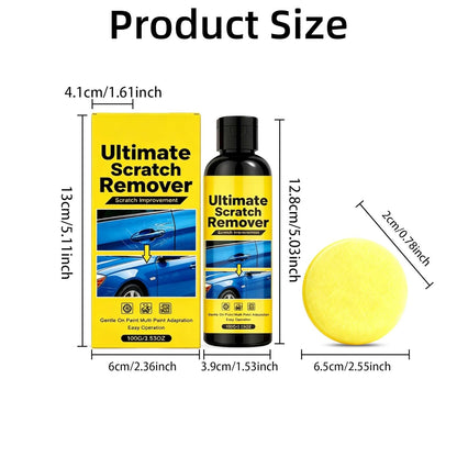 NanoPolix Scratch Remover – Eliminate All Car Scratches in 60 Seconds. Nano polix Scratch Remover. Quick Fix Removal Paste for Deep Scratches. All Paint Colors Polishing Kit. 100g/3.53oz (1 Set) : Automotive