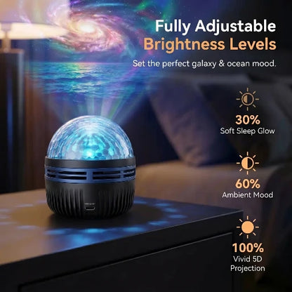 🇺🇸Official U.S. Store | Topacme® 360° Night Light Projector - Smart Holographic Star Projector🌌