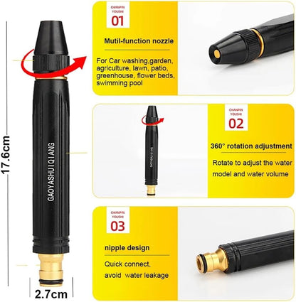 🚀High-Pressure Direct Spray Water Nozzle - Wash at Home. Save Big! 🔥💦 4